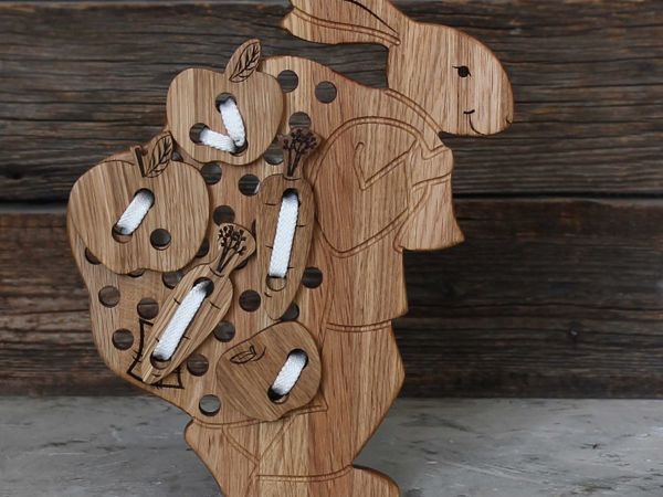 Детские игрушки-шнуровки | Ярмарка Мастеров - ручная работа, handmade