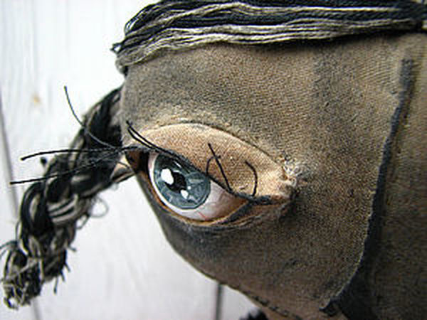 Делаем реалистичные глаза тряпичной кукле из обычной муки | Ярмарка Мастеров - ручная работа, handmade