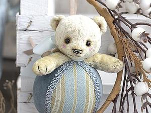 Выкройка мишки-погремушки | Ярмарка Мастеров - ручная работа, handmade