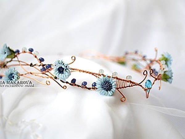 Creating a Spring Meadows Ttiara | Livemaster - handmade