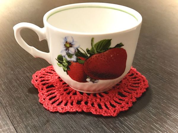 Вяжем подставку под кружку | Ярмарка Мастеров - ручная работа, handmade