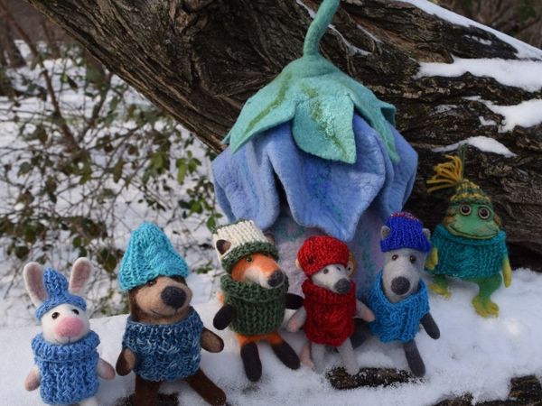 Зимний теремок | Ярмарка Мастеров - ручная работа, handmade