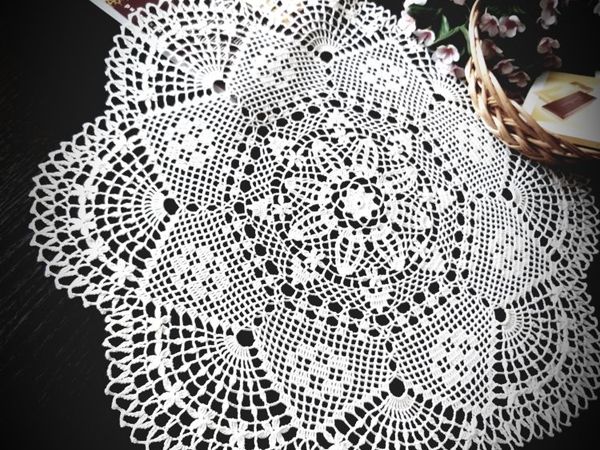 Новинка магазина!!! Салфетка ажурная Цветы!!! | Ярмарка Мастеров - ручная работа, handmade