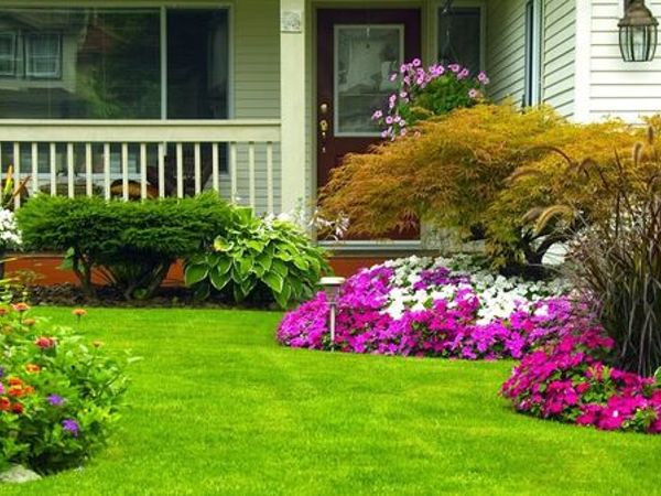 Цветники и цветочные клумбы своими руками — советы как украсить свой сад или двор + 85 фото