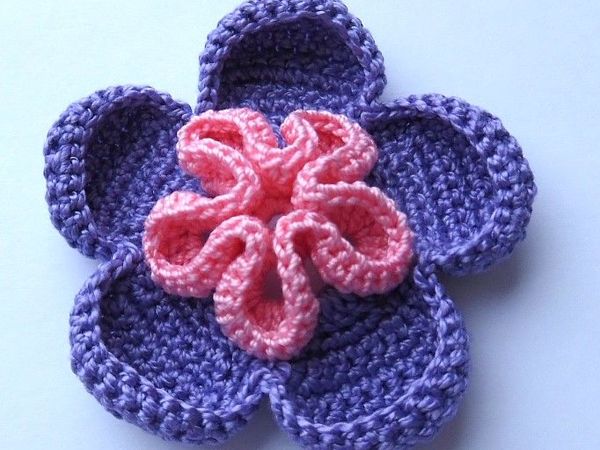 Как связать фантазийный цветок | Ярмарка Мастеров - ручная работа, handmade