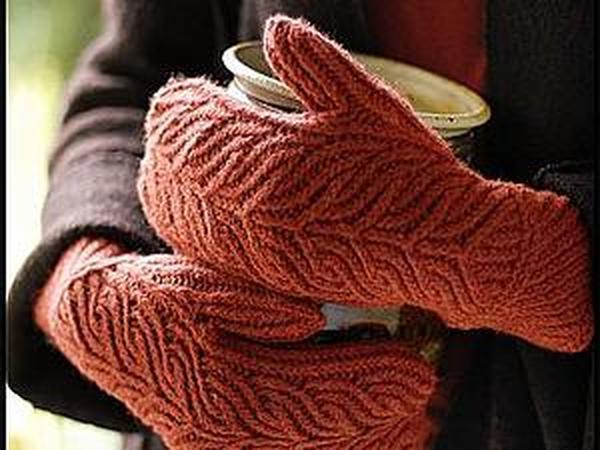 Такие уютные варежки | Ярмарка Мастеров - ручная работа, handmade