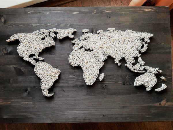 The Whole World from Threads and Nails | Livemaster - handmade