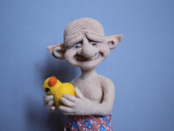 Мастер-класс по валянию лепрекона. | Ярмарка Мастеров - ручная работа, handmade