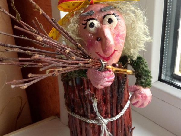 Домашний оберег Баба-Ёжка | Ярмарка Мастеров - ручная работа, handmade
