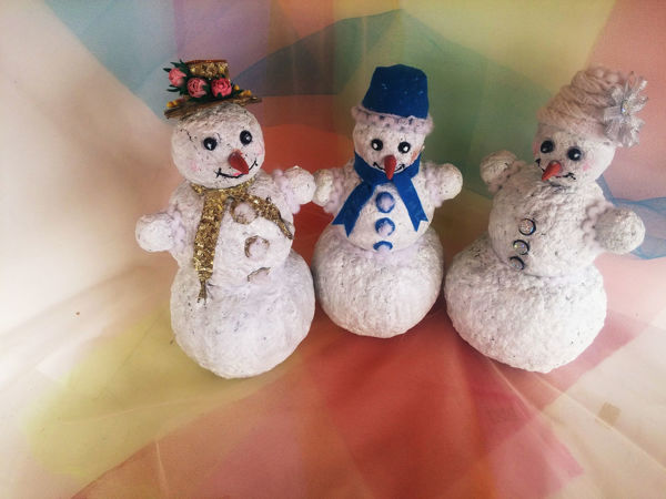 Создаем снеговика с сюрпризом. Часть 2 | Ярмарка Мастеров - ручная работа, handmade
