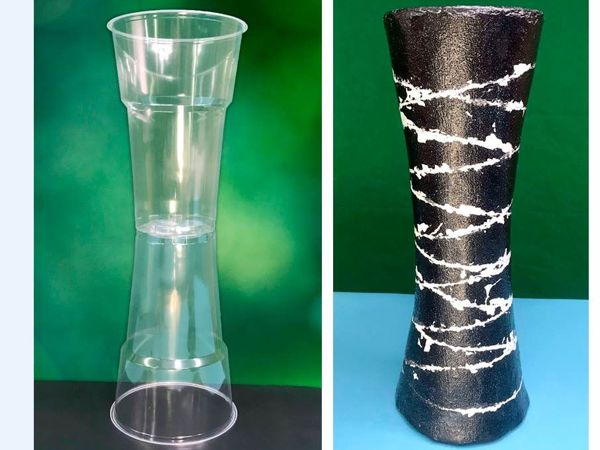 Как делать вазы из пластиковых бутылок своими руками?