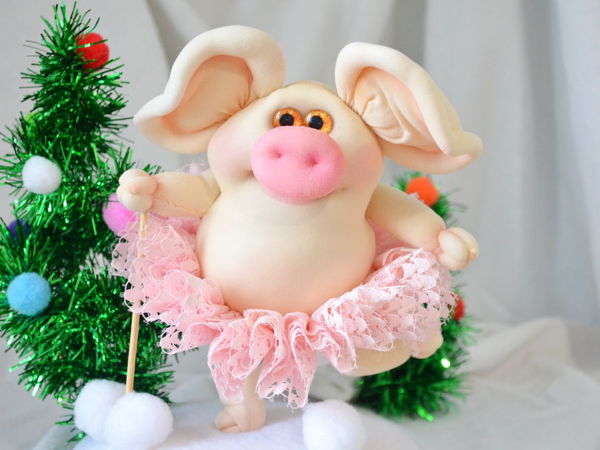 Шьем свинку — символ 2019 года | Ярмарка Мастеров - ручная работа, handmade