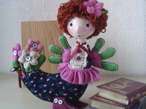 Текстильная Птица-Радость | Ярмарка Мастеров - ручная работа, handmade