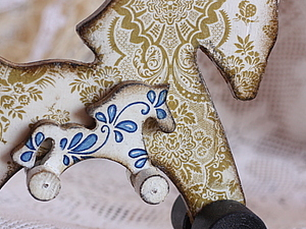 Лошадка с жеребёнком | Ярмарка Мастеров - ручная работа, handmade