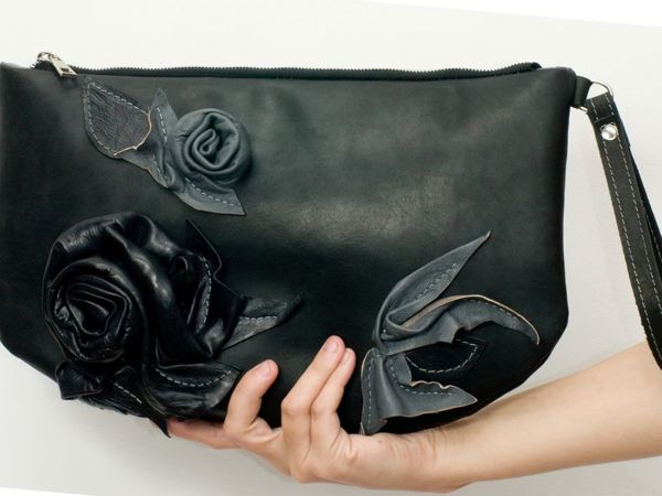 Мастер-класс по пошиву черного клатча | Ярмарка Мастеров - ручная работа, handmade