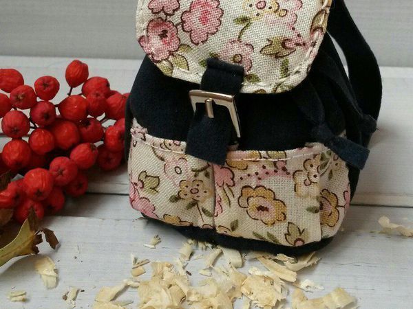 Рюкзачок для куколки | Ярмарка Мастеров - ручная работа, handmade