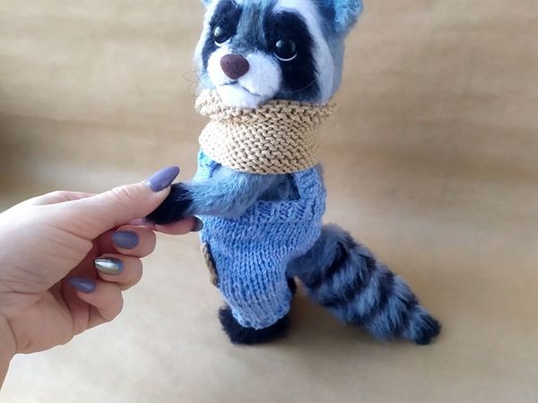Игрушка Енот своими руками | Ярмарка Мастеров - ручная работа, handmade