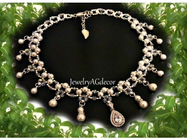 Creating a Pearl Necklace with Pendants | Livemaster - handmade