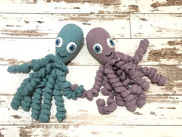 Вяжем игрушку «Осьминожку» | Ярмарка Мастеров - ручная работа, handmade
