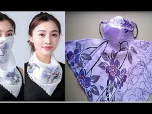 Шьём маску-платок. Удобно и модно! | Ярмарка Мастеров - ручная работа, handmade
