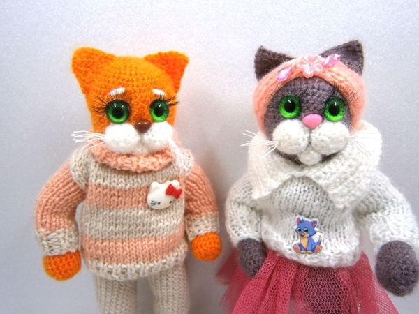 Котики, еще не нашедшие свою семью | Ярмарка Мастеров - ручная работа, handmade