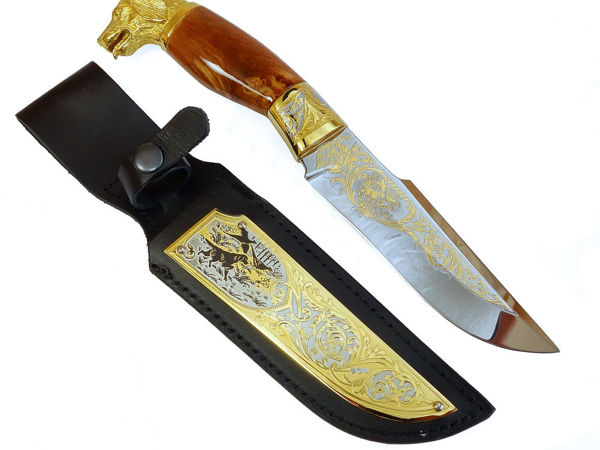 Нож в ножнах «Подарочный». Златоуст z336 | Ярмарка Мастеров - ручная работа, handmade