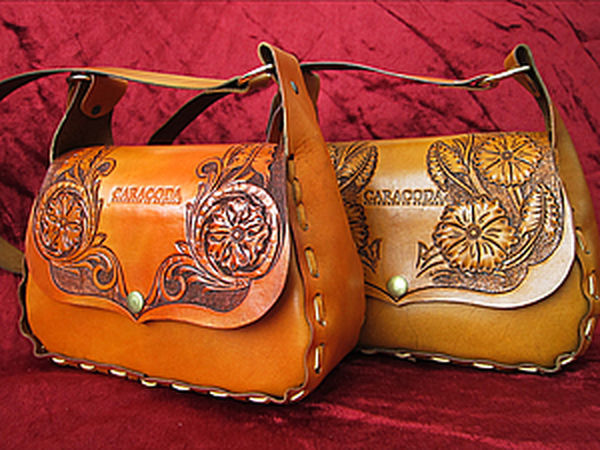 Spring Leather Handbag with Engraving Made at Home: DIYs в журнале
