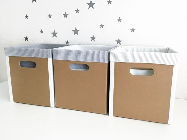 Making Storage Boxes from Diapers Boxes and Old Clothes | Livemaster - handmade
