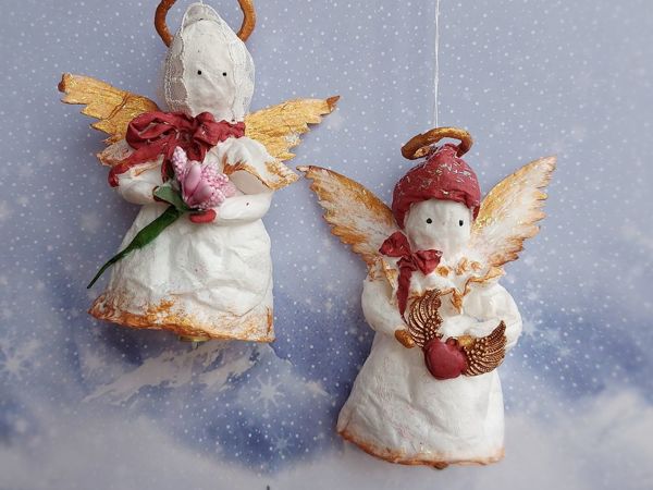Создаём ангела из ваты. Часть 2 | Ярмарка Мастеров - ручная работа, handmade
