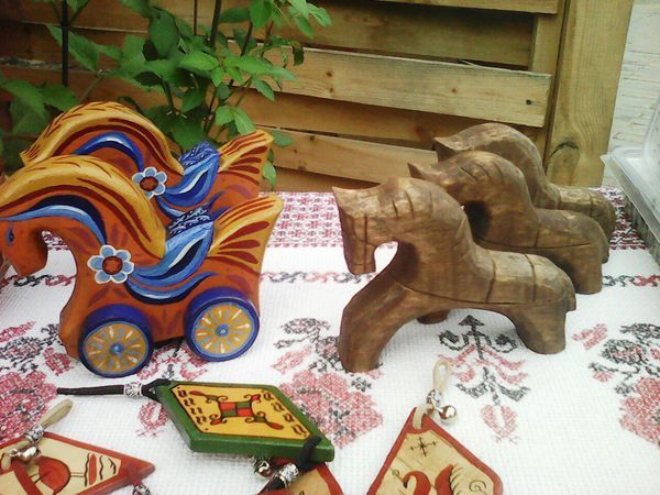 Деревянные народные игрушки | Ярмарка Мастеров - ручная работа, handmade