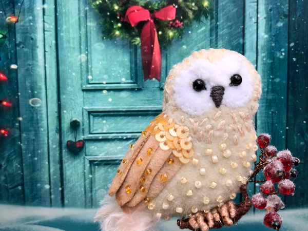 Учимся делать декоративный снег | Ярмарка Мастеров - ручная работа, handmade