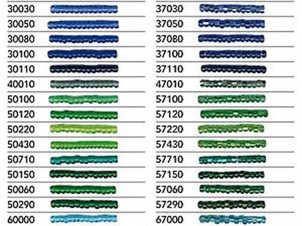 Бисер прециоза карта цветов по номерам