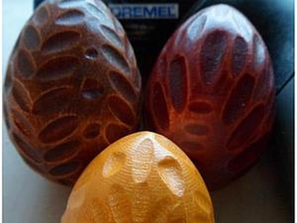 Имитация резьбы по дереву на примере деревянных яиц | Ярмарка Мастеров - ручная работа, handmade