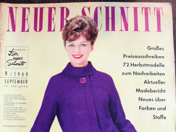 Neuer Schnitt — старый немецкий журнал мод 9/1960 | Ярмарка Мастеров - ручная работа, handmade