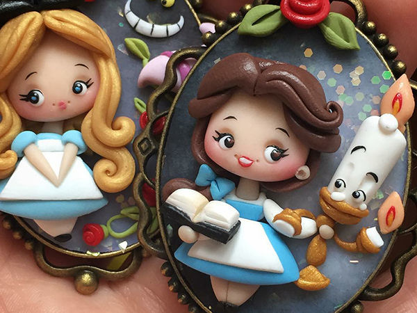 Once upon a Time in a Polymer Clay Fairy Tale: Lovely Jewellery Inspired by Favorite Stories | Livemaster - handmade