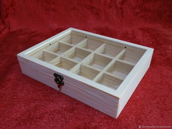 Заготовка 228 «Шкатулка со стеклом № 7» | Ярмарка Мастеров - ручная работа, handmade