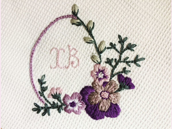 Пасхальная вышивка. Вышиваем цветы | Ярмарка Мастеров - ручная работа, handmade