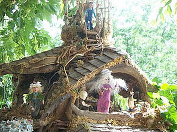 Домики для фей из природных материалов - Сайт для мам малышей | Fairy house, Fairy garden, Fairy