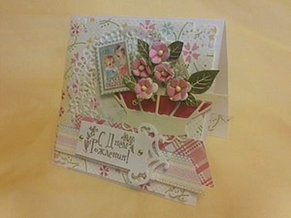 Открытка С Днем рождения | Ярмарка Мастеров - ручная работа, handmade