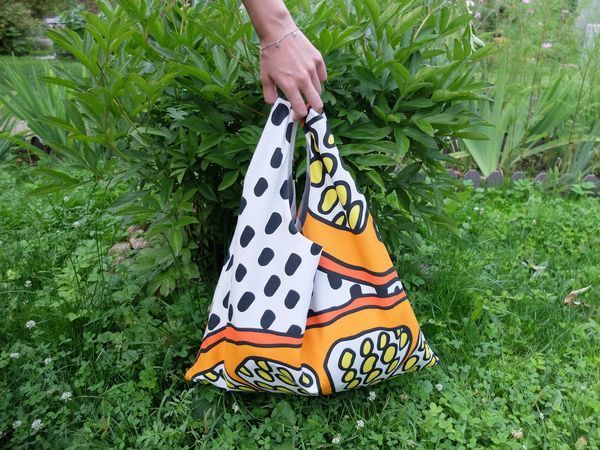 Craft Project on How to Sew a Two-Sided Shopping or Beach Bag | Livemaster - handmade