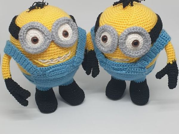 Мастер-класс _МОЧАЛКА - ИГРУШКА КРЮЧКОМ _МИНЬОН_ __ Master class _crochet Washcloth, Minion_.mp4