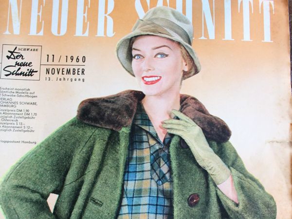 Neuer Schnitt — старый немецкий журнал мод 11/1960 | Ярмарка Мастеров - ручная работа, handmade