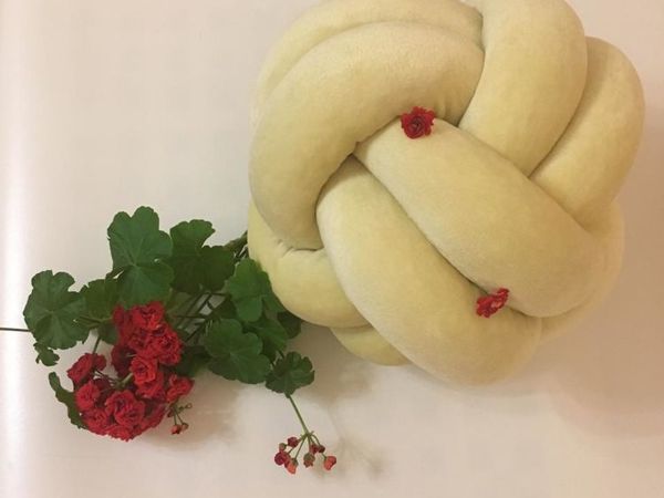 Интерьерная подушка — узел | Ярмарка Мастеров - ручная работа, handmade