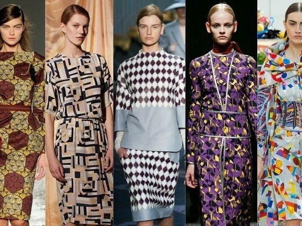 Модный тренд - геометрия в одежде
