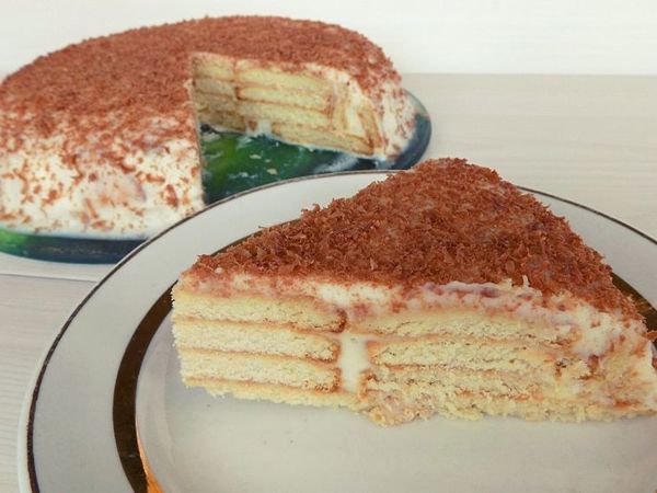 Торт без выпечки с творожным кремом | Ярмарка Мастеров - ручная работа, handmade