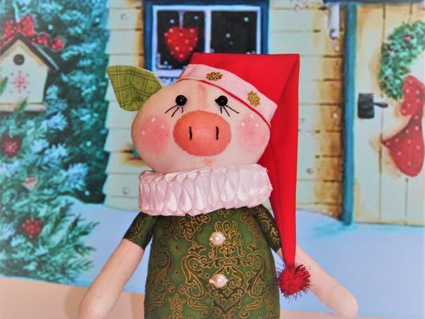 Видеоурок: шьем новогоднего поросенка | Ярмарка Мастеров - ручная работа, handmade