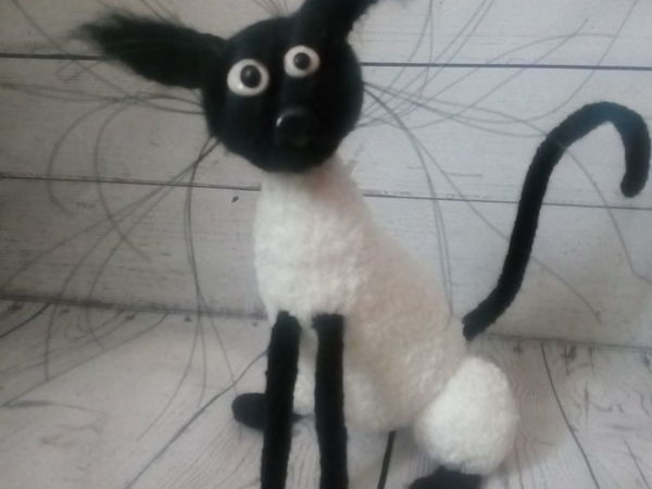 Вяжем забавного кота КошМартика | Ярмарка Мастеров - ручная работа, handmade