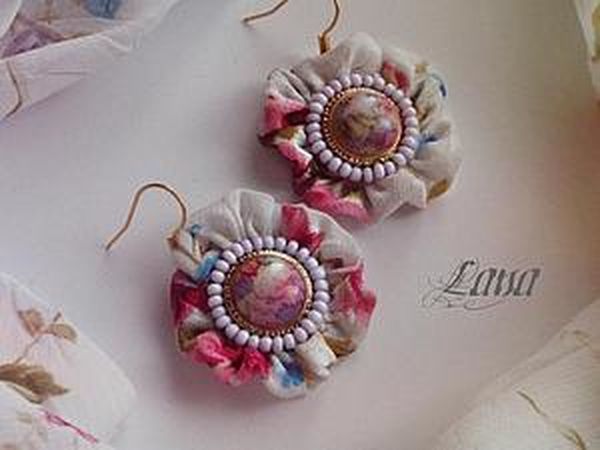 How to Make Earrings Sunrise in Paris, or One More Feature of Buttons | Livemaster - handmade