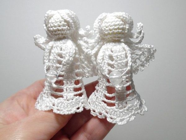 Как связать крючком ангела | Ярмарка Мастеров - ручная работа, handmade
