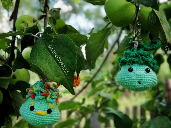 Мастер-класс «Брелок Росточек» | Ярмарка Мастеров - ручная работа, handmade